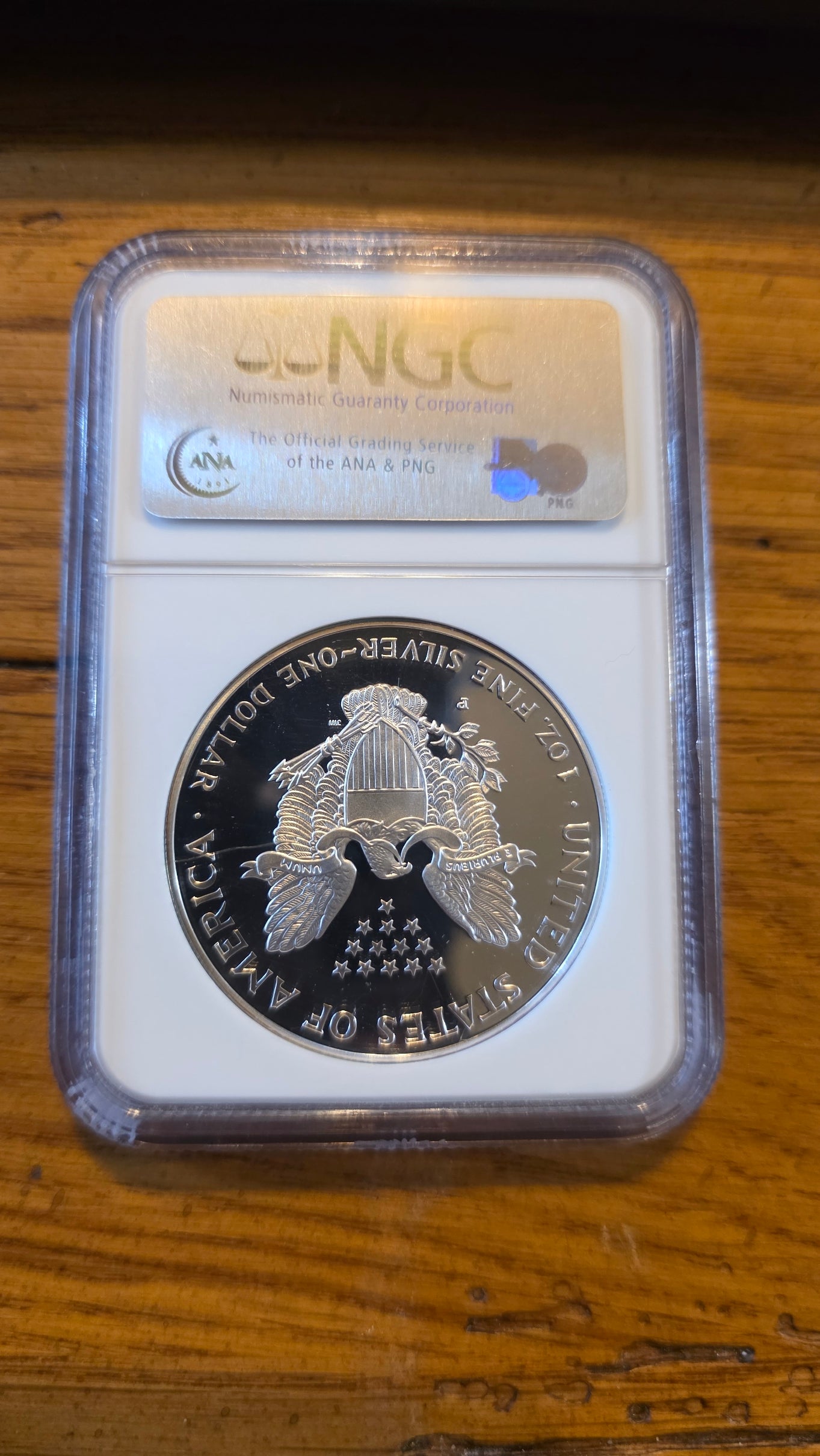 1997 P Silver Eagle NGC PF69 Ultra Cameo