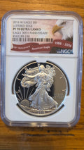 2016-W Silver Eagle NGC PF70 Ultra Cameo, 30th Anniversary