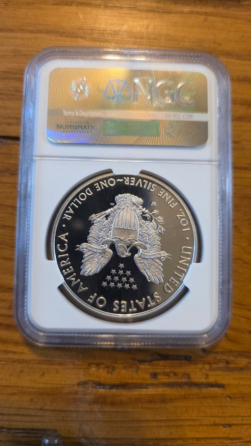 2016-W Silver Eagle NGC PF70 Ultra Cameo, 30th Anniversary