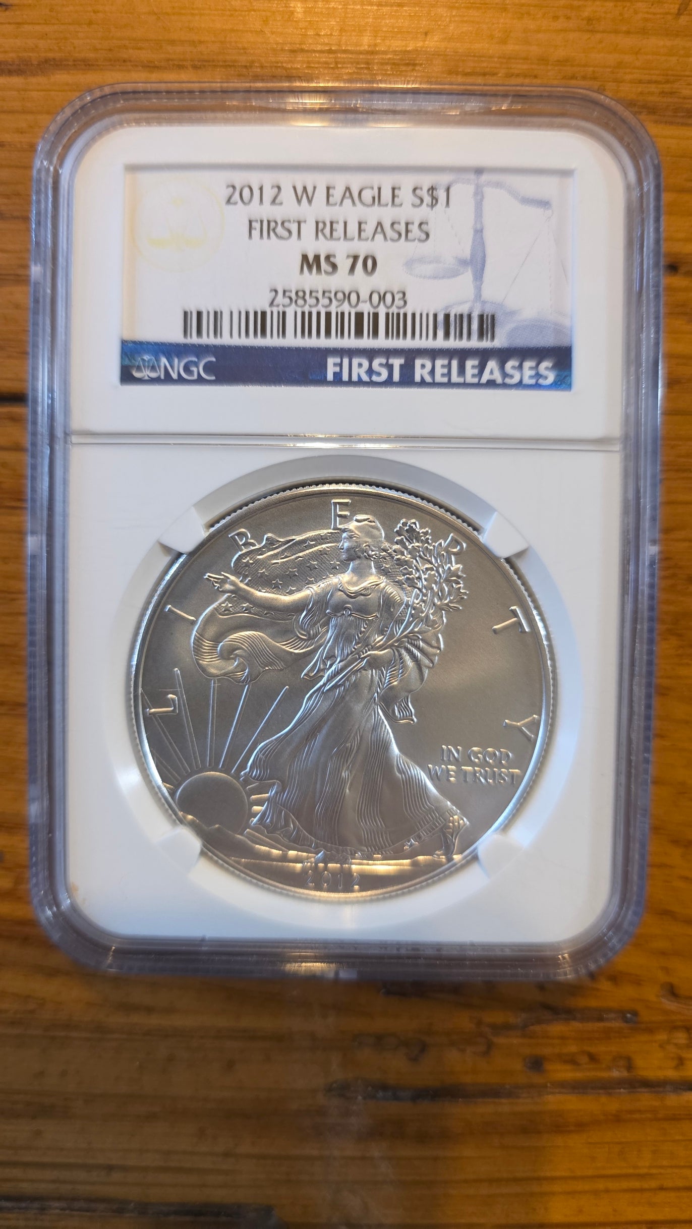 2012-W American Silver Eagle NGC MS70 First Releases