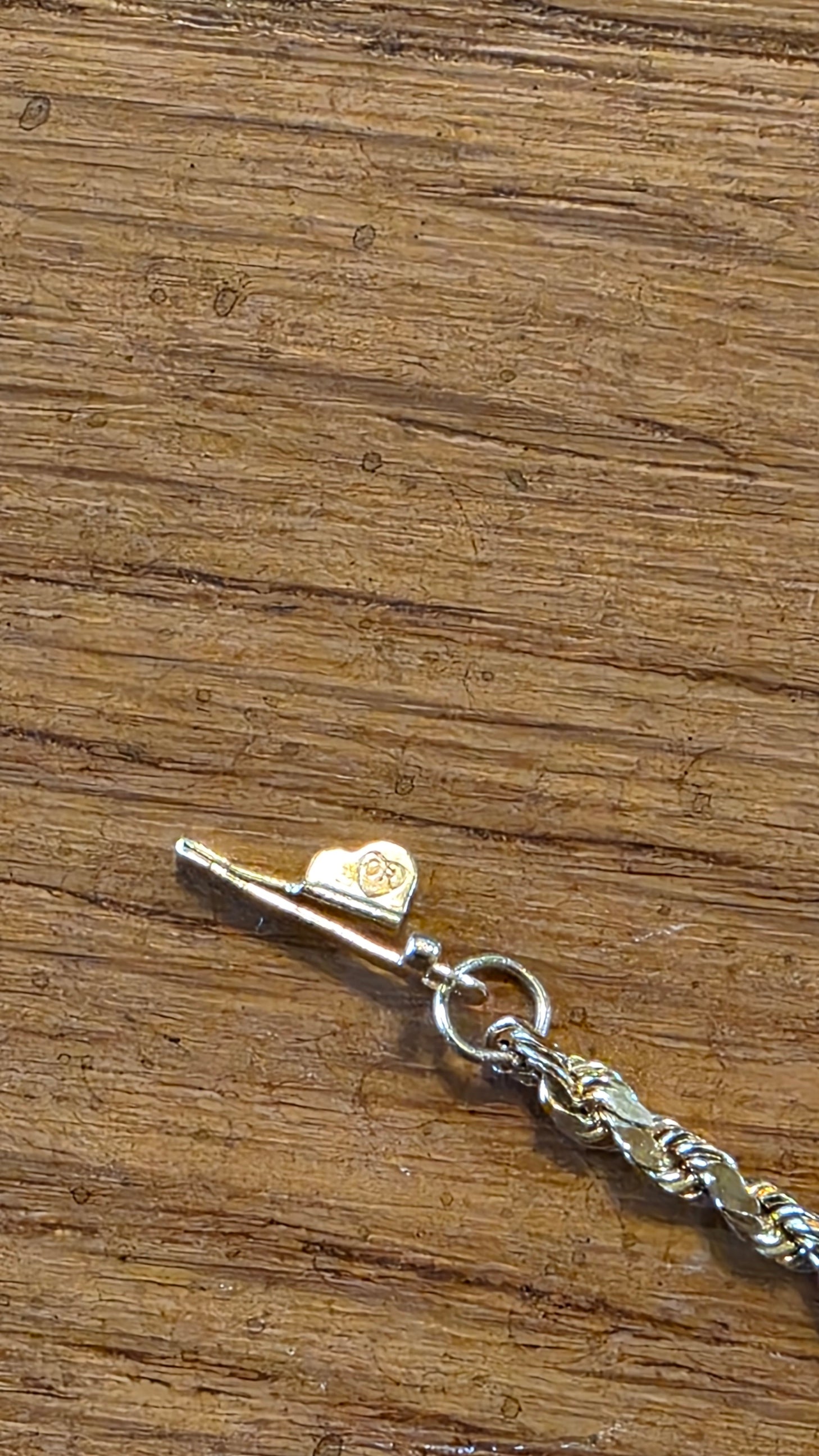 14K Yellow Gold Rope Chain Necklace - 18 inch 3.3grams (Vintage)